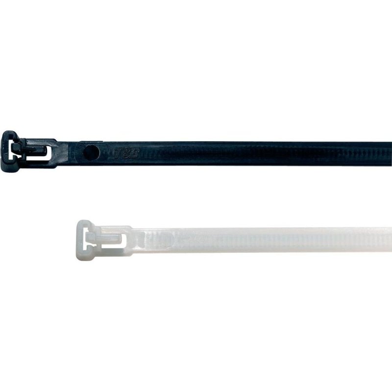 Kabelbinder extra breit 7,8 x 450 mm 100 Stück in schwarz oder Weiß