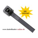 Kabelbinder 200 x 4,8 mm Schwarz UV Beständig 1.000...